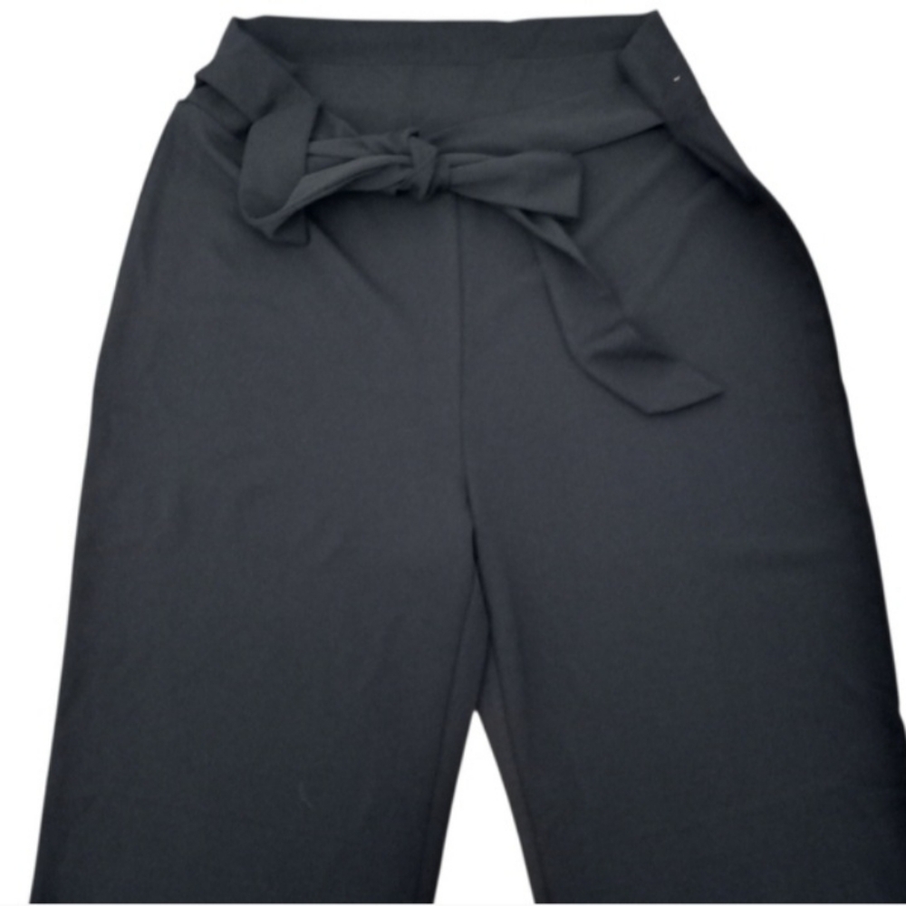 Fashion Nova Black Wide-Leg Trousers Sz.2X EUC. - Picture 2 of 6